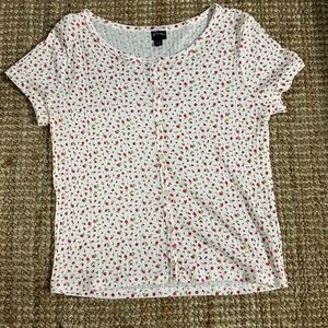 Never worn flower pattern kids shirt